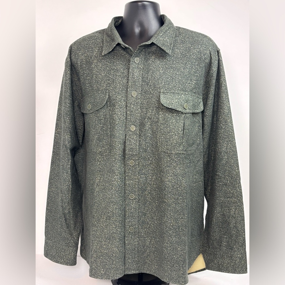 Men's Green Flannel Shirt